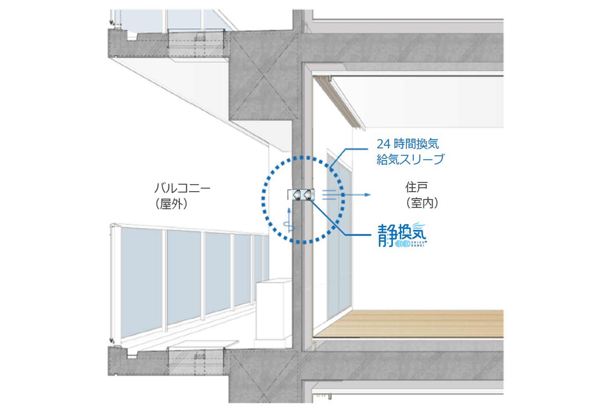 マンション断面イメージ