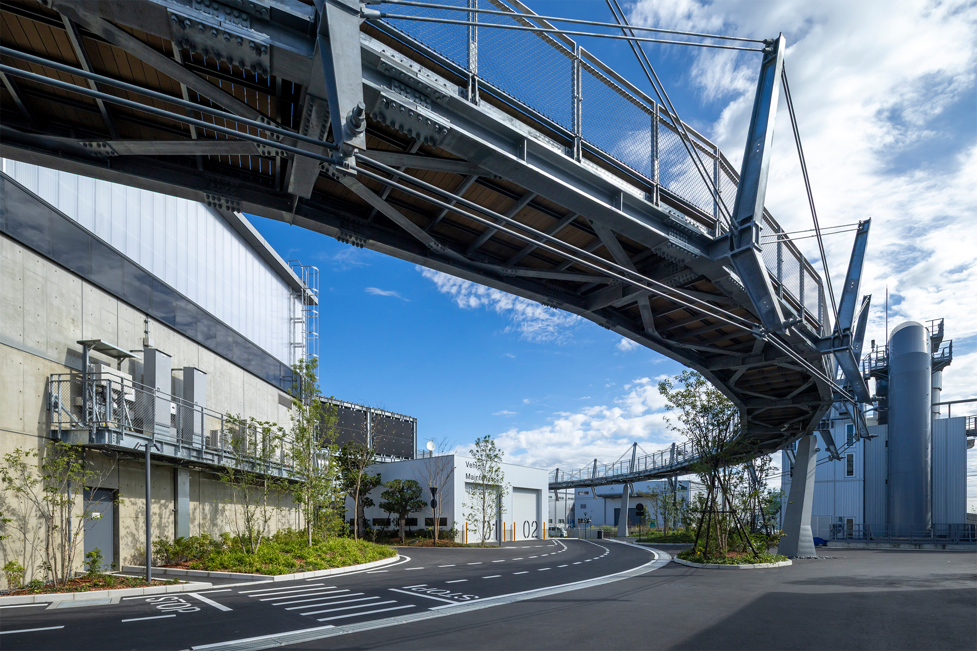 「見学者回廊」 外観